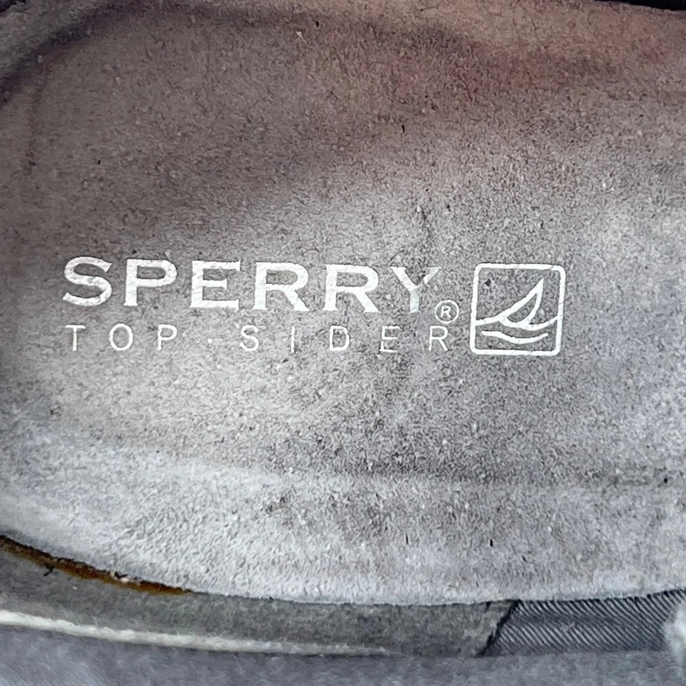 Sperry Harlow women's Grey suede leather wedge booties size 6.5 - Picture 10 of 13